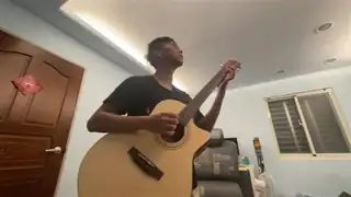 洪同學吉他演奏"告白氣球"(盧老師吉他譜)