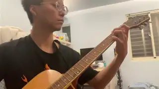 洪同學吉他演奏"古老的大鐘"(盧老師編譜)