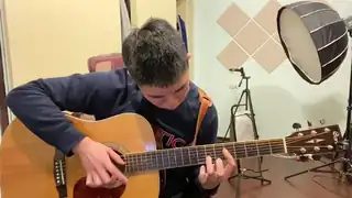Scott同學吉他演奏"名偵探柯南 如果有你"(盧老師編譜)