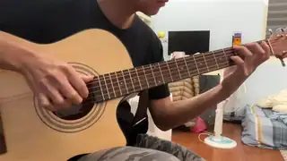 洪同學吉他演奏 "名偵探柯南(如果有你在)" (盧家宏吉他譜