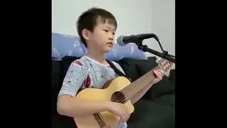Jonas(小一)吉他彈唱"唯有祢" (盧老師編譜)